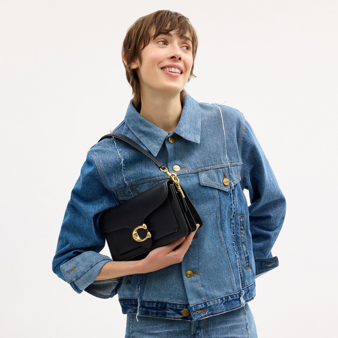 Coach Sac épaule Tabby 26 - Noir