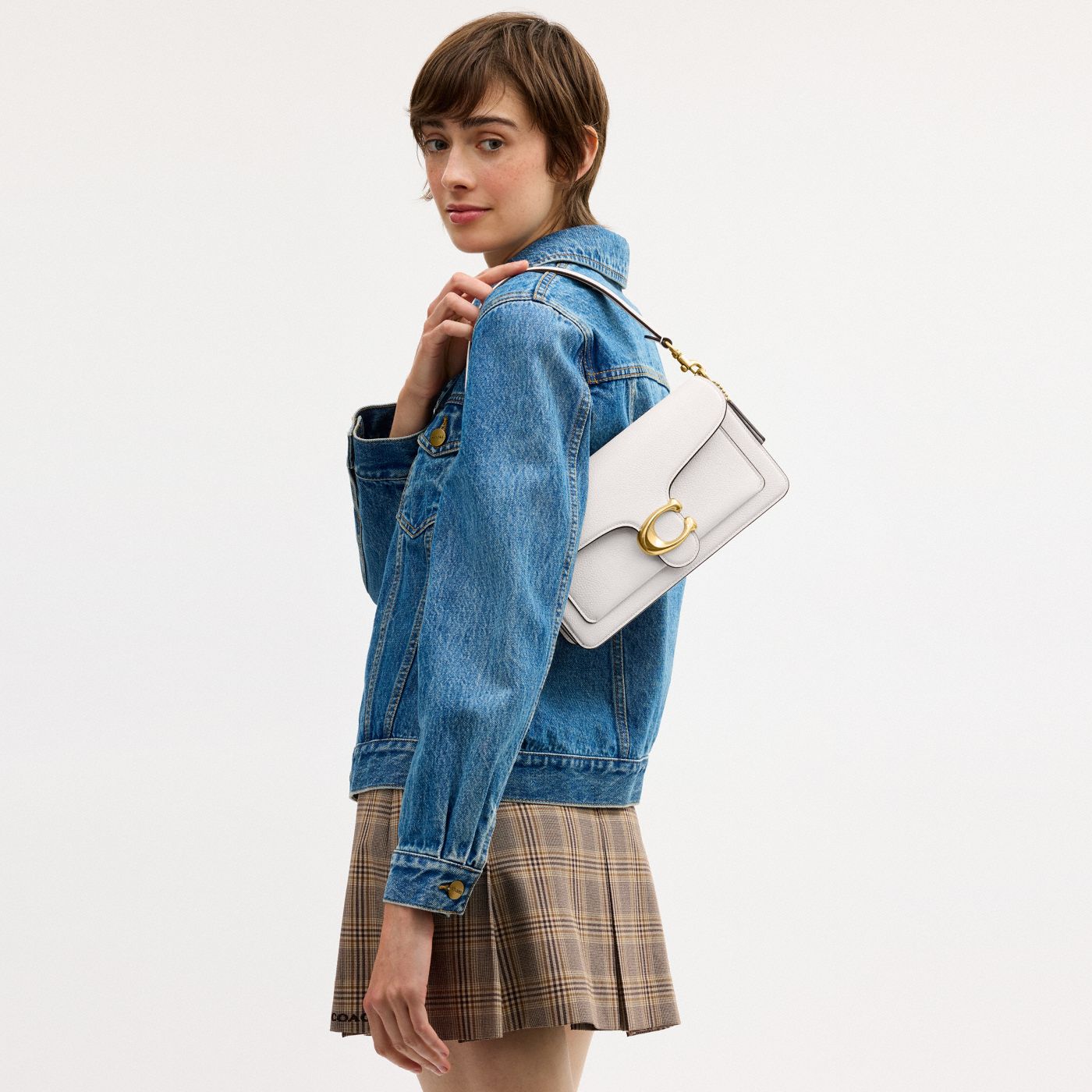Coach Sac épaule Tabby 26 - Blanc