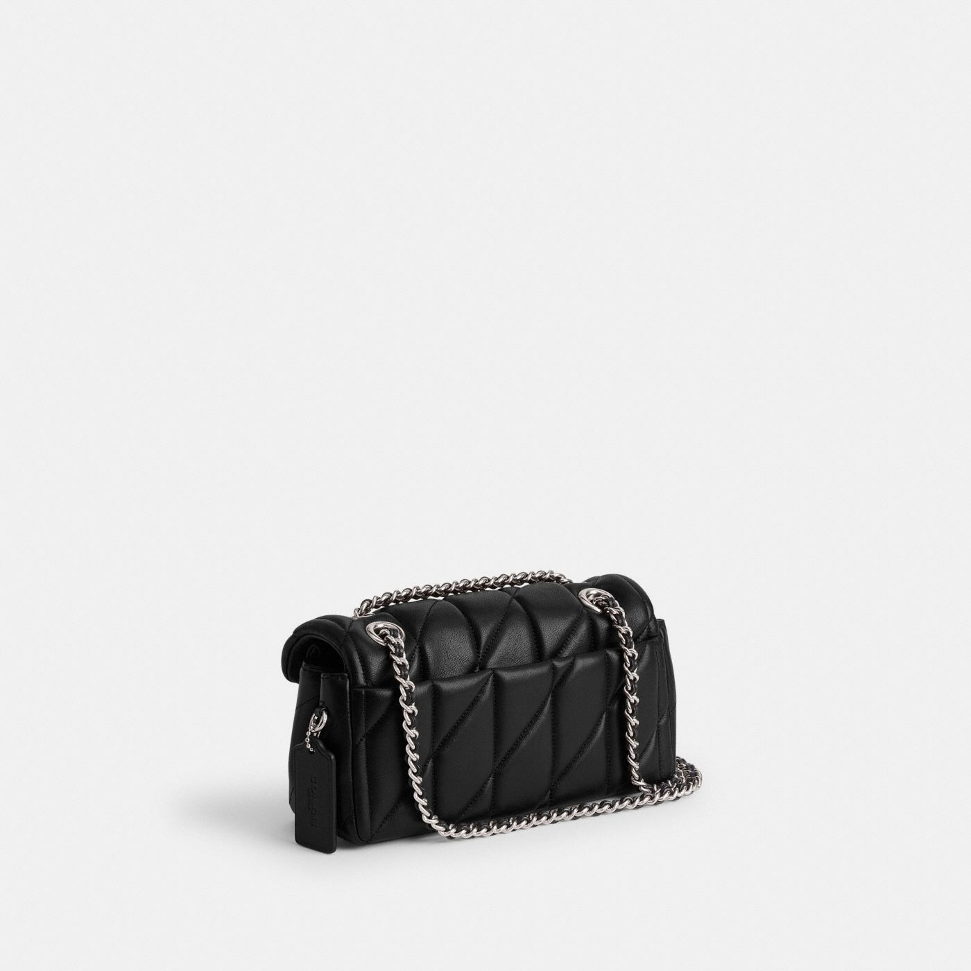 Coach Sac épaule Tabby 20 Pillow - Noir Argenté