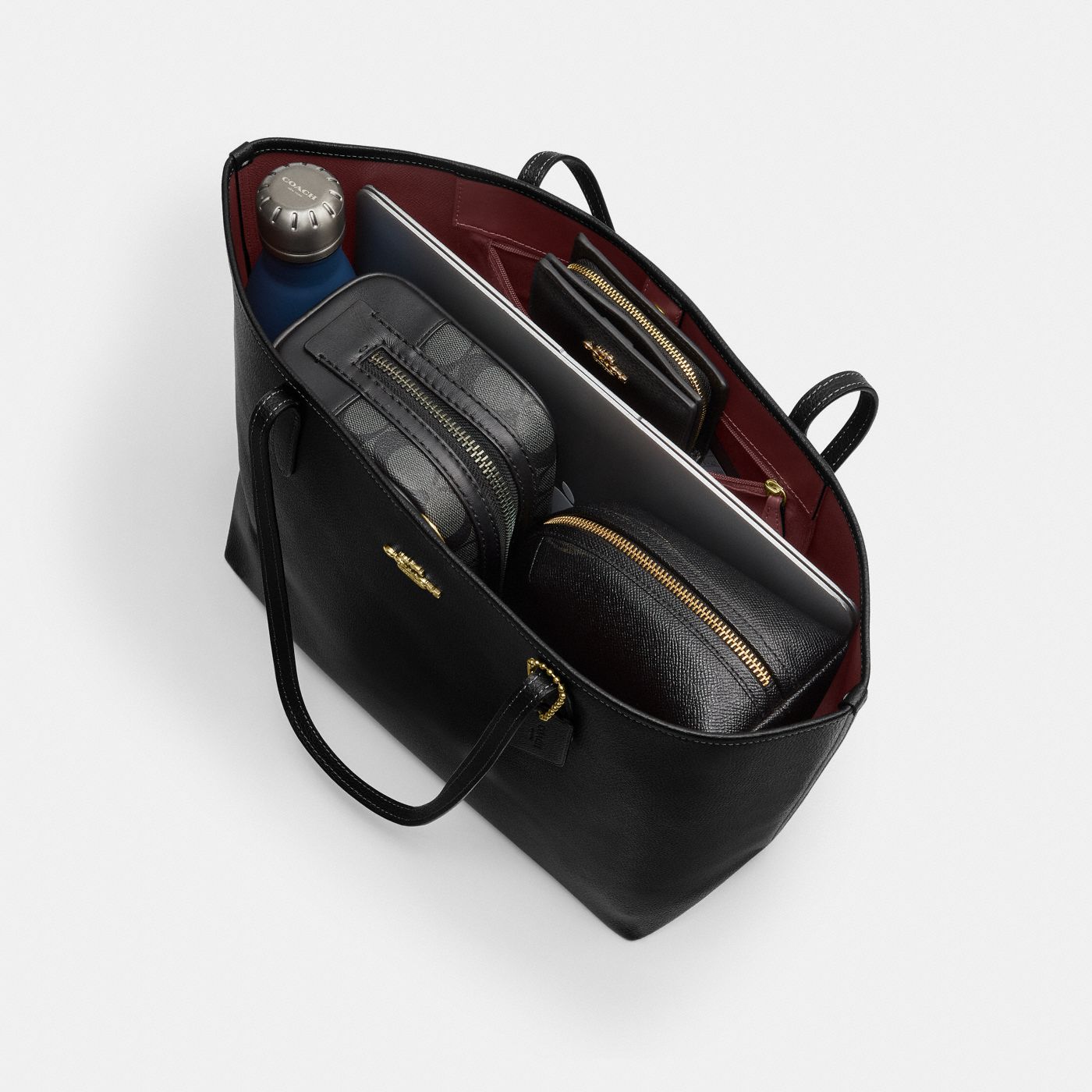 Coach Sac Cabas City - Noir