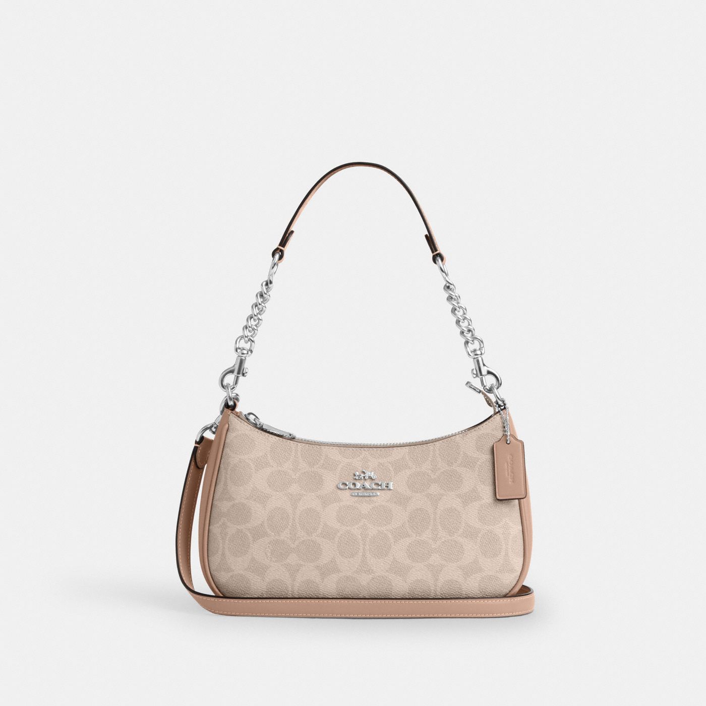 Coach Sac épaule Teri Toile - Sable