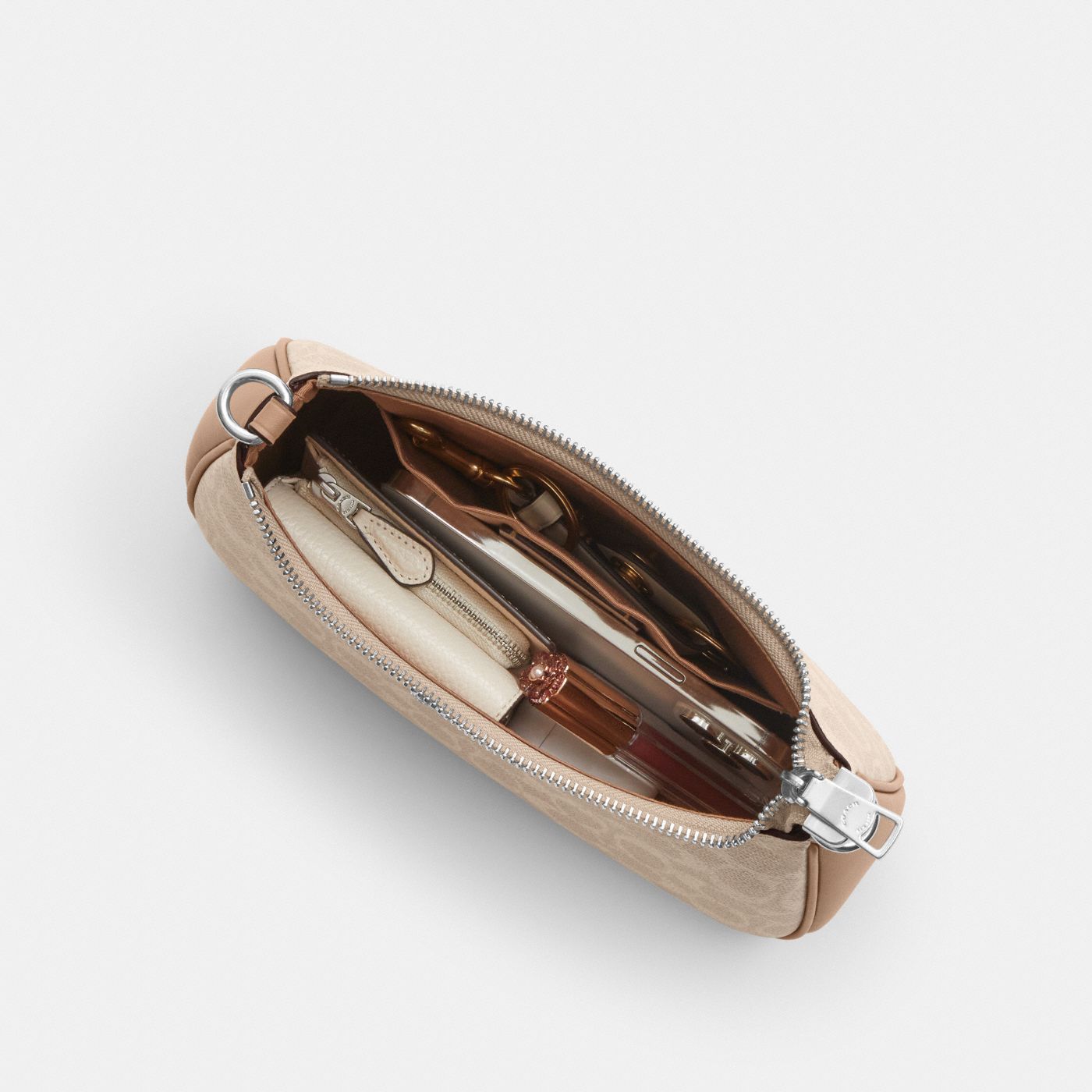 Coach Sac épaule Teri Toile - Sable