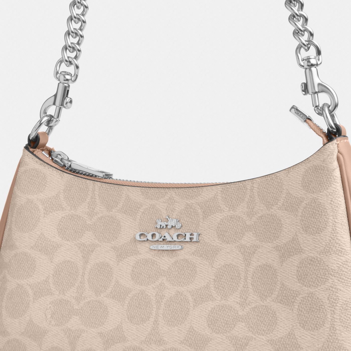 Coach Sac épaule Teri Toile - Sable