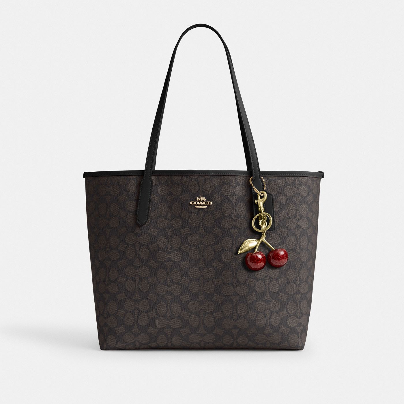 Coach Cabas City Toile - Noir