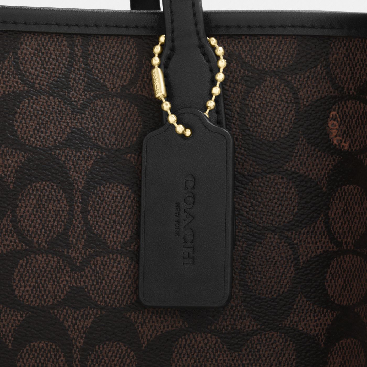 Coach Cabas City Toile - Noir