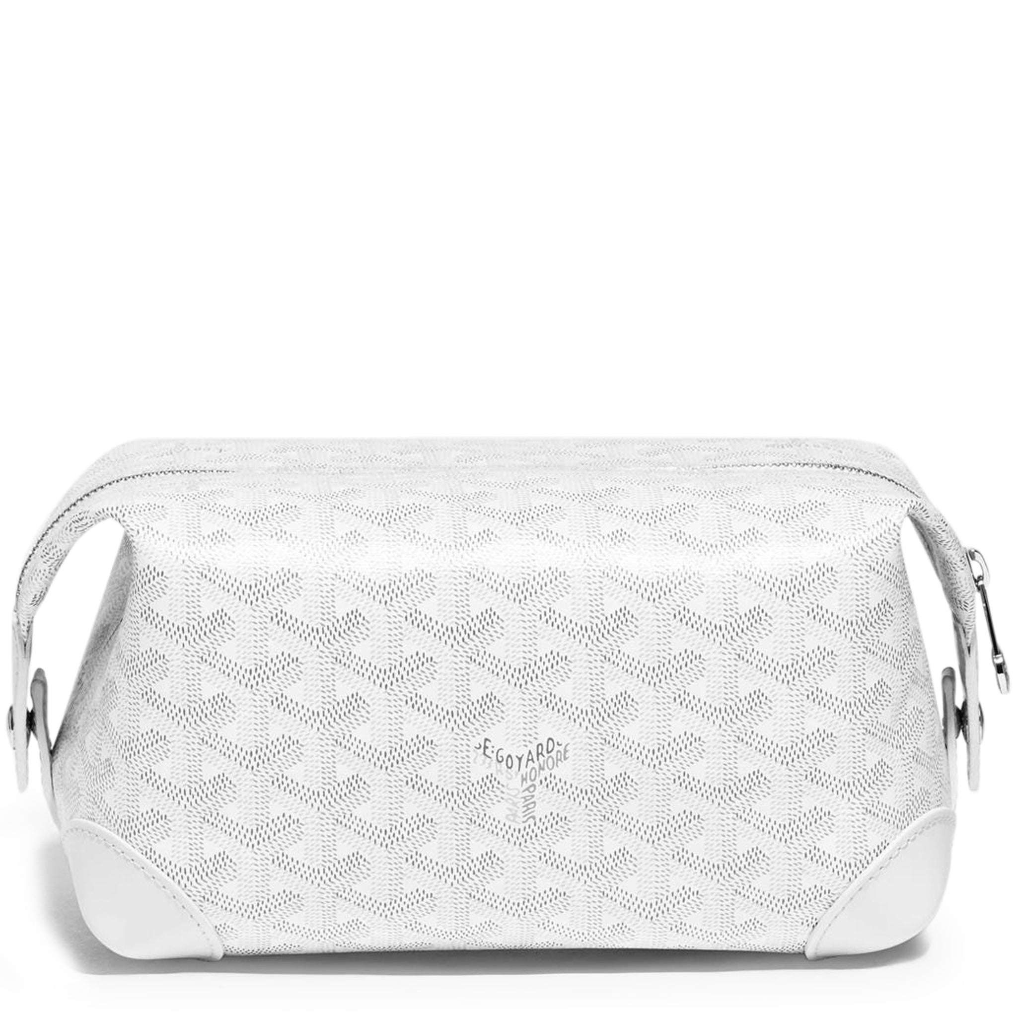 Goyard Bowling 25 White Toiletry Bag