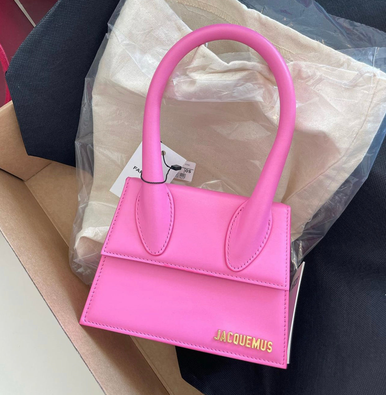 Sac Jacquemus Chiquito Moyen Rose