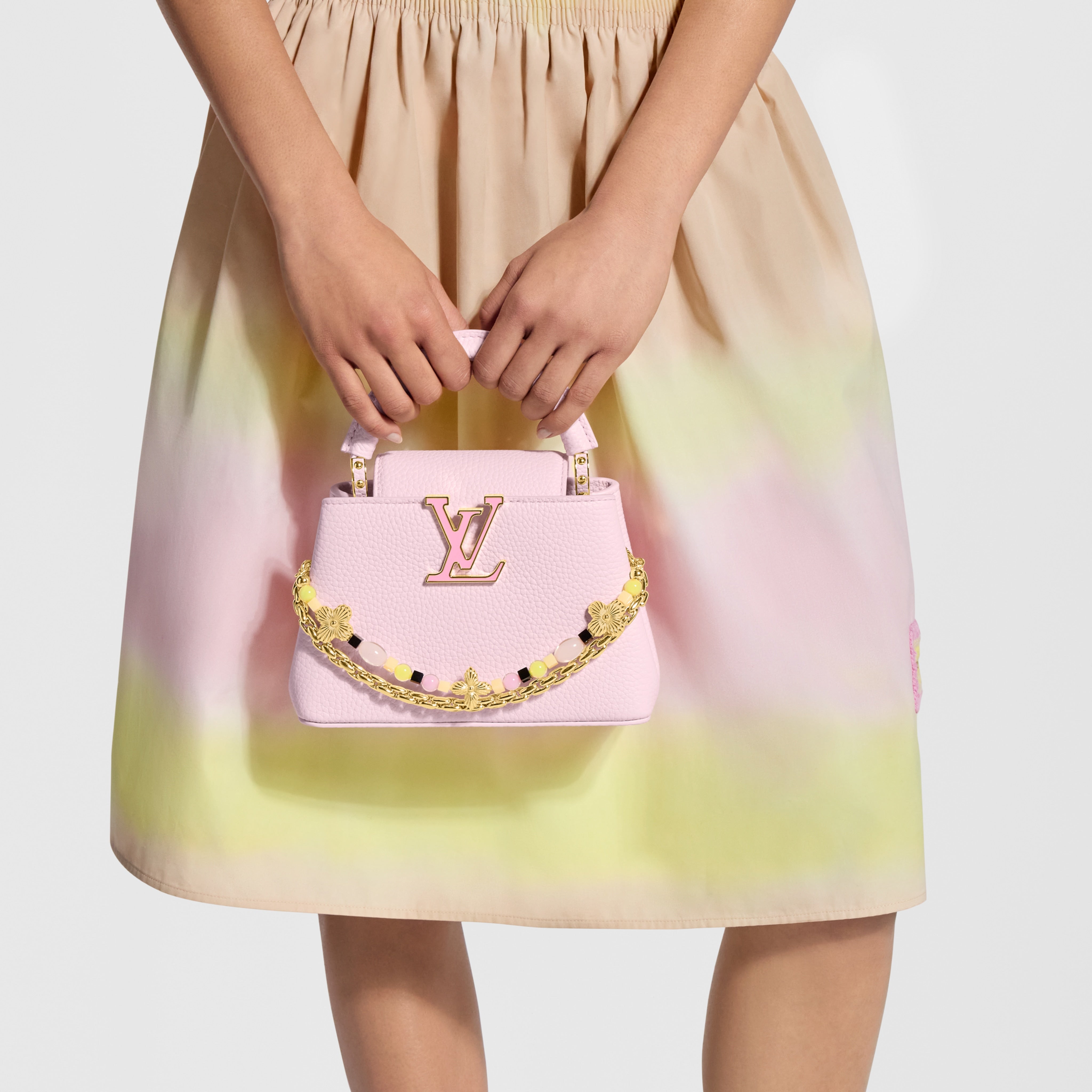 Sac Capucines Mini Rose