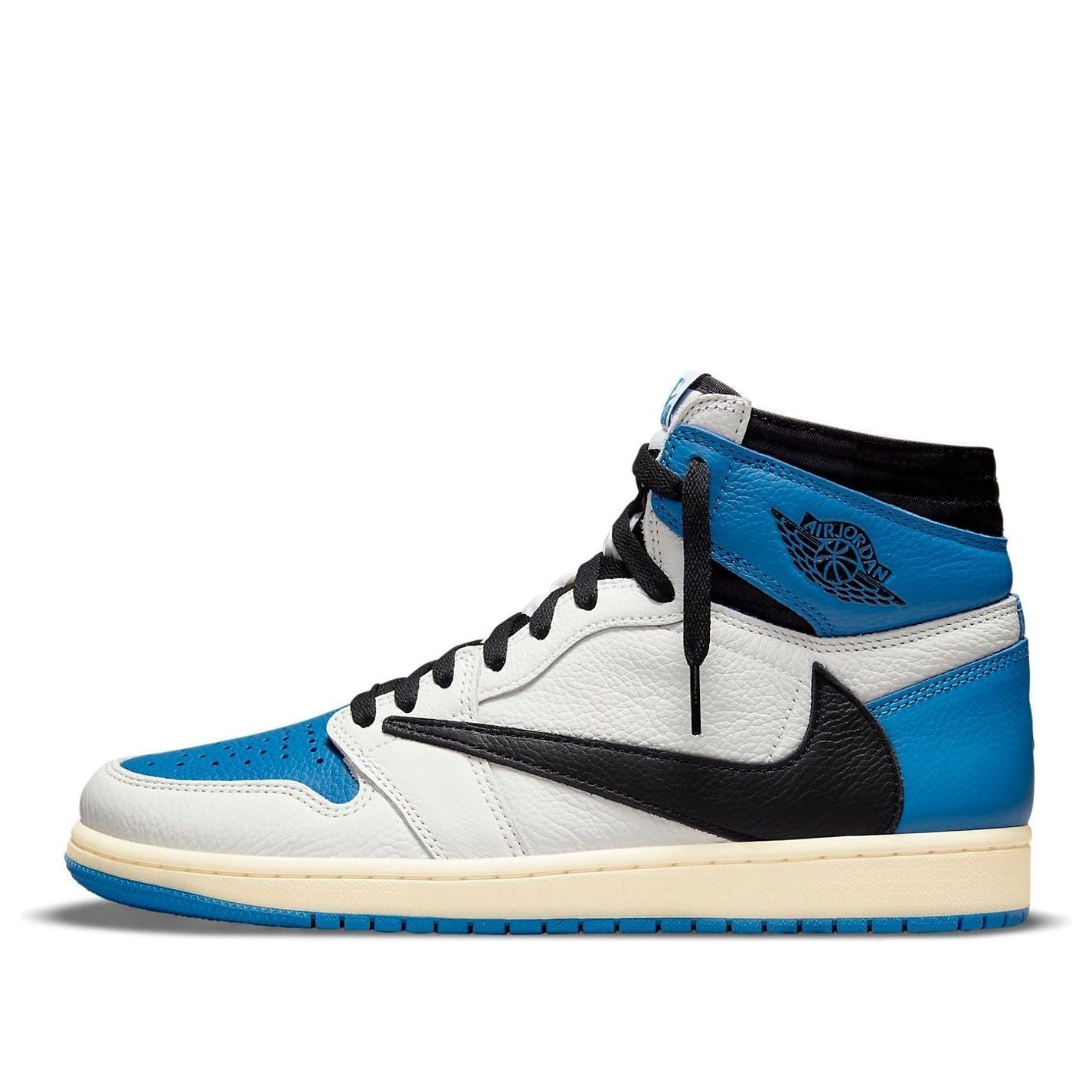 Air Jordan 1 Retro High x Fragment Design x Travis Scott Sail Black
