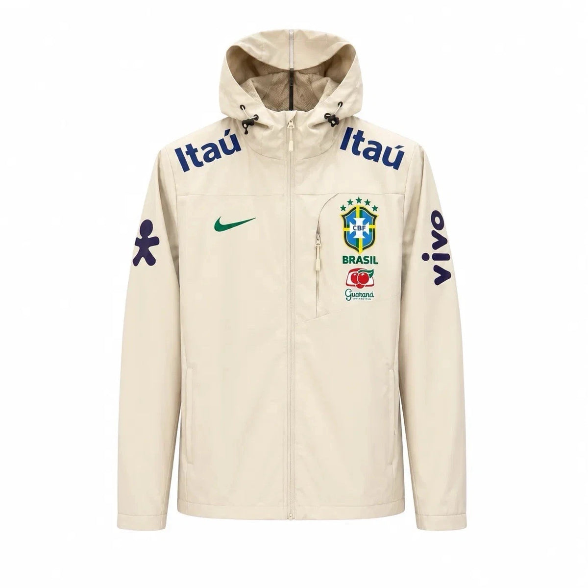 Veste Imperméable Brésil Beige vue de face