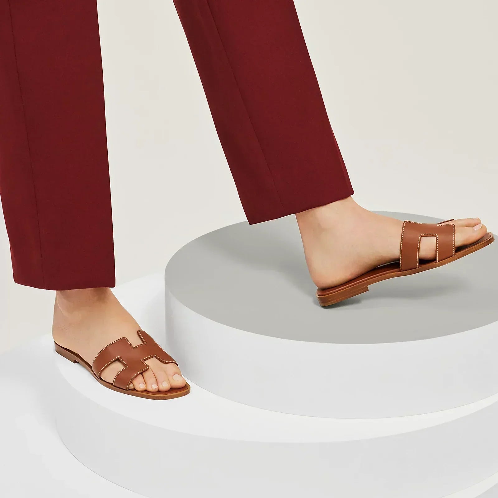Sandales Oran Marron#Couleur_Marron