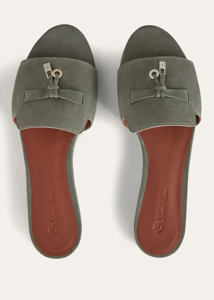 Sandales Summer Charms Gris Militaire#Couleur_Gris Militaire
