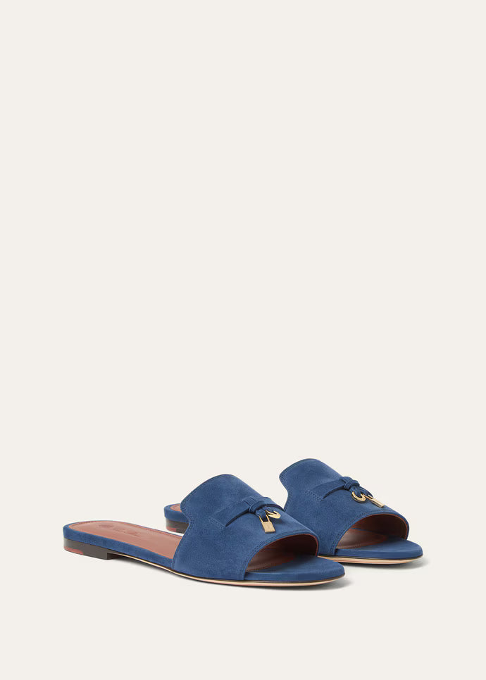 Sandales Summer Charms Bleu Océan#Couleur_Bleu Océan