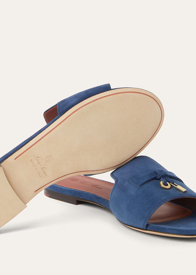 Sandales Summer Charms Bleu Océan#Couleur_Bleu Océan